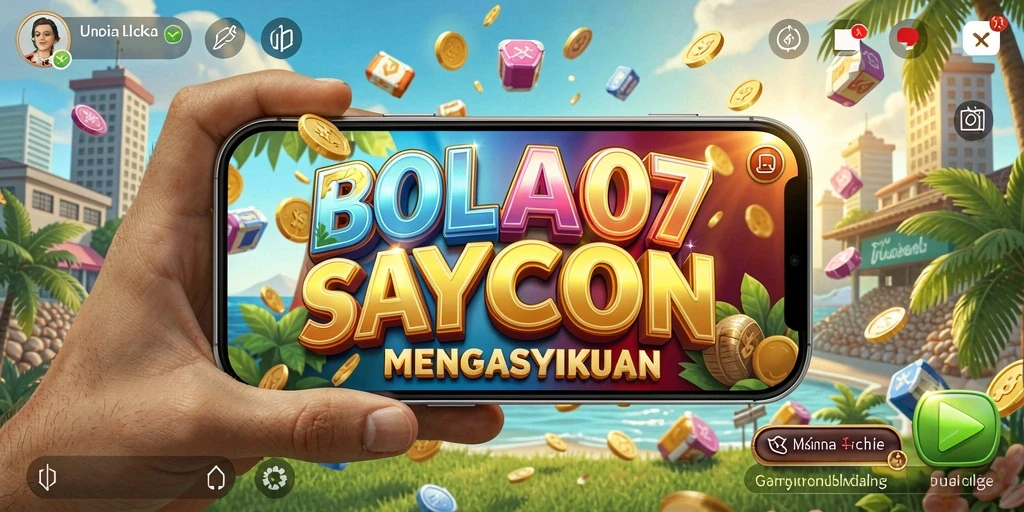 Screenshot utama BOLA07 menampilkan aksi manajemen klub yang menarik.