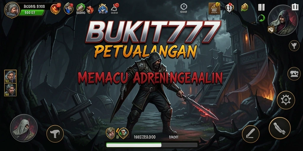 Tampilan gameplay menyeramkan dengan kegelapan dan musuh yang mengintai.
