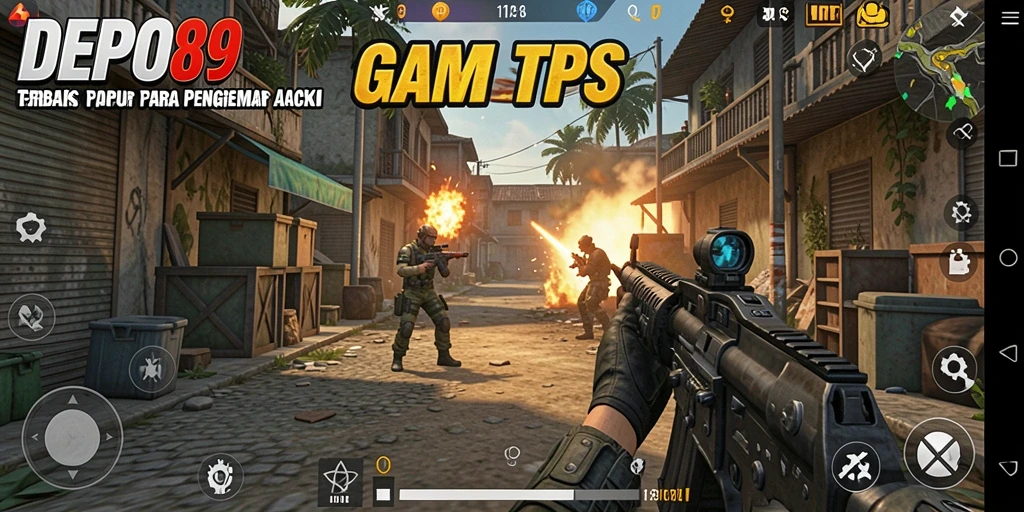 Tampilan aksi intens dalam gameplay DEPO89 yang mendebarkan.
