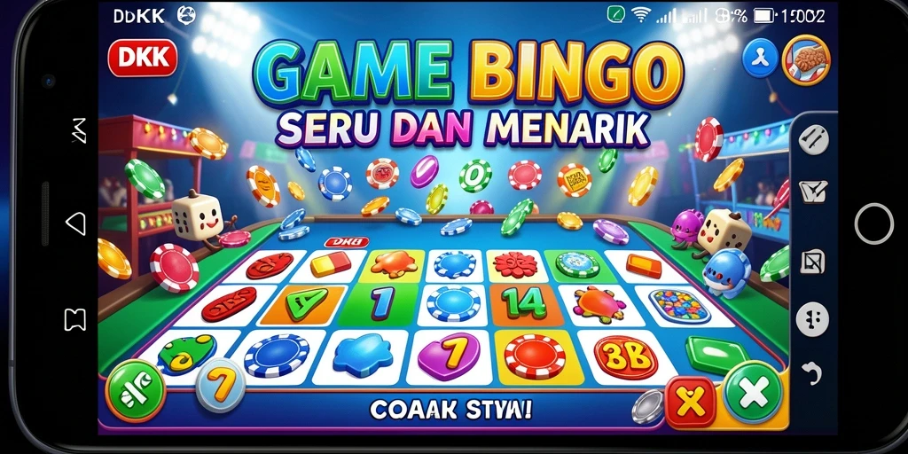 Screenshot utama DKK menampilkan momen seru permainan Bingo.