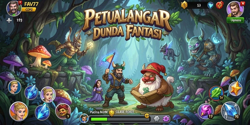Screenshot FAV77 menampilkan aksi seru dalam gameplay petualangan.
