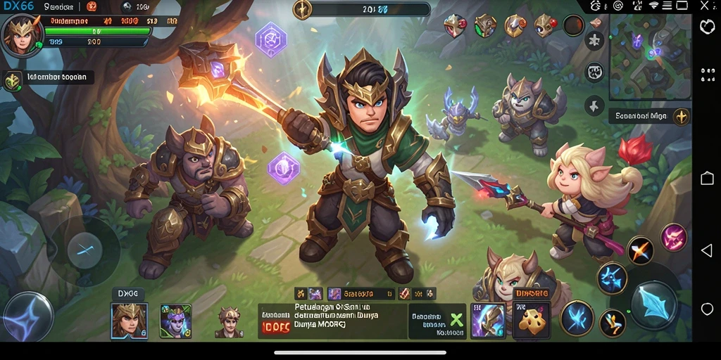 Tampilan gameplay IDX66 dengan petualangan seru dalam dunia MMORPG.