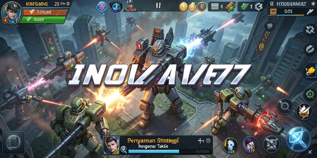Tampilan gameplay INOVA77 yang mendebarkan dan penuh strategi.