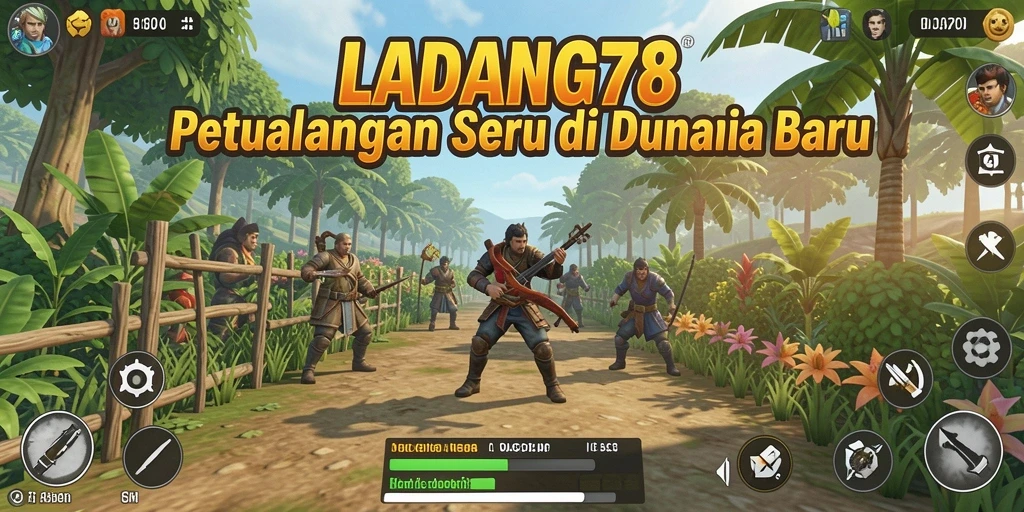 Tampilan gameplay seru di dunia <strong>LADANG78</strong> yang penuh petualangan.