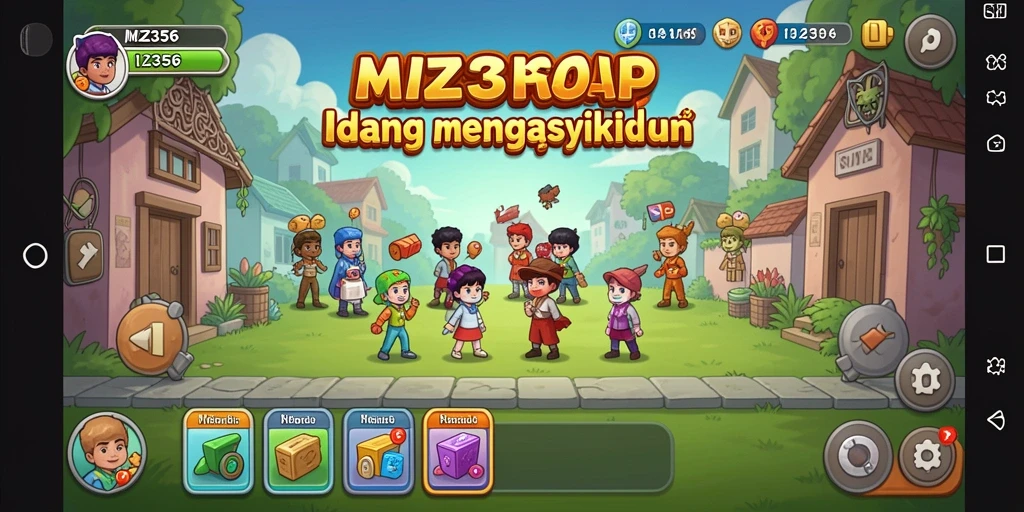 Tampilan gameplay MZ356 yang mengasyikkan dalam genre Idle.