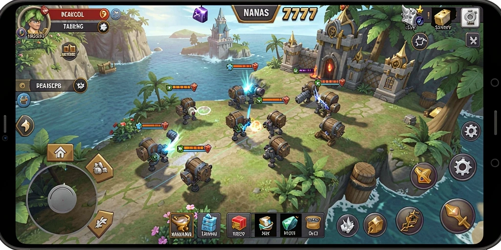 Tampilan gameplay menarik dari NANAS777 dengan strategi mendebarkan.