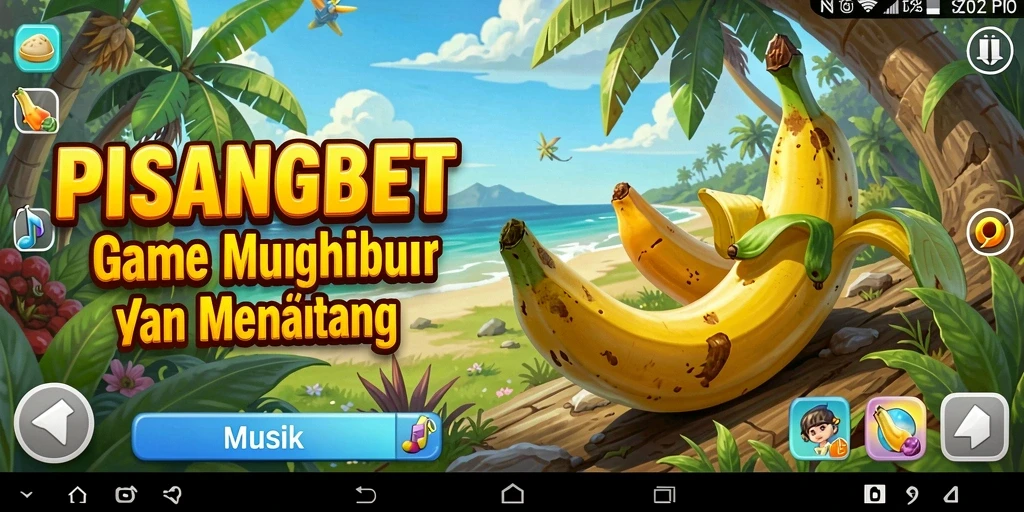Screenshot gameplay PISANGBET menampilkan keseruan bermain musik.