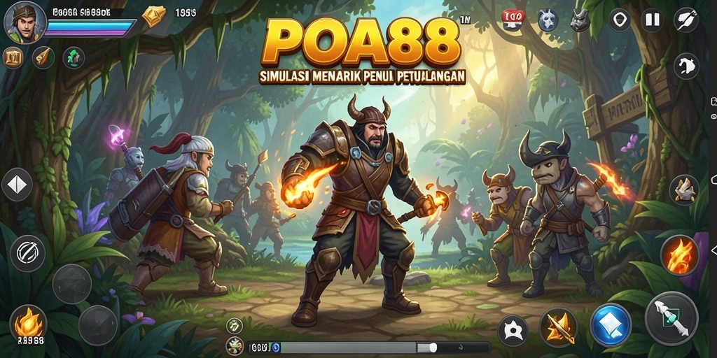 Tampilan gameplay POA88 yang menarik dan interaktif.