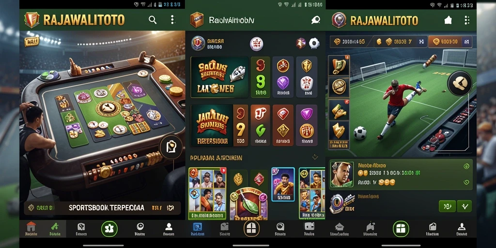 Tampilan gameplay RAJAWALITOTO yang menarik dan interaktif untuk taruhan Sportsbook.