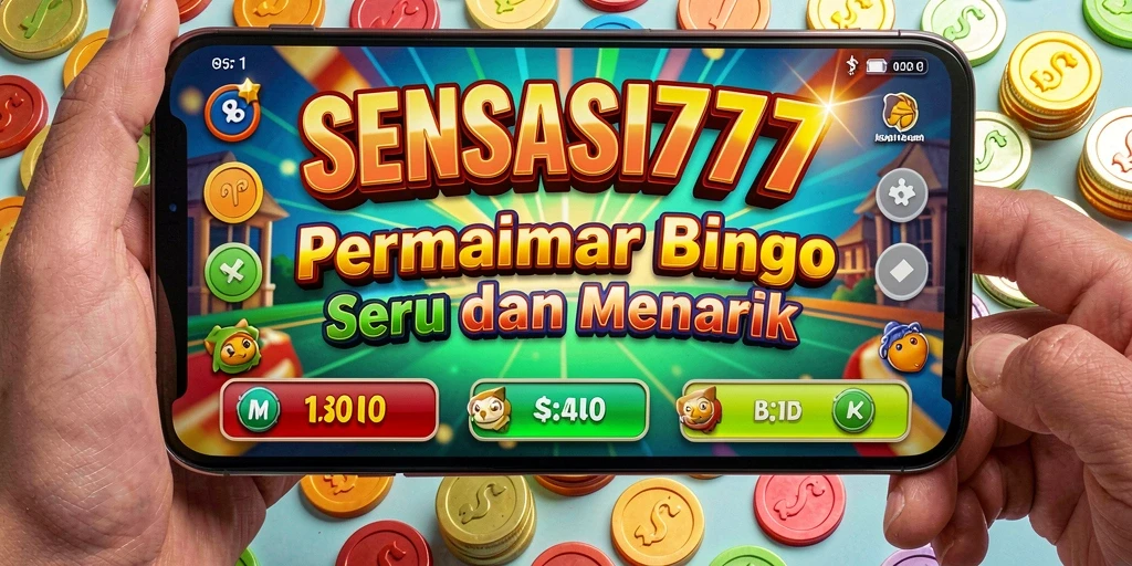 Tampilan menarik gameplay SENSASI777 saat bermain Bingo.