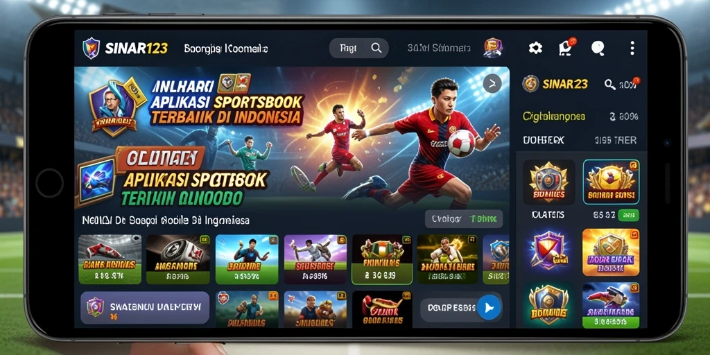 Tampilan gameplay menarik dan mudah digunakan dalam SINAR123.