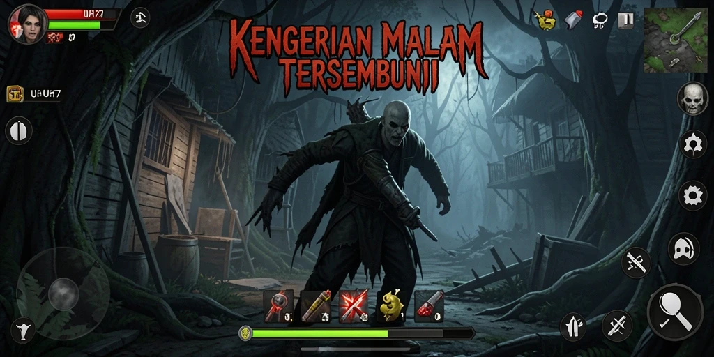 Gameplay UH77 yang menegangkan dan misterius.