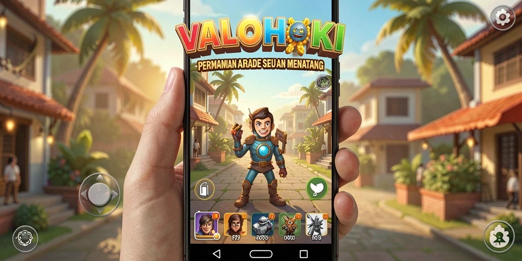 Screenshot gameplay VALOHOKI yang menampilkan aksi seru dan penuh tantangan.