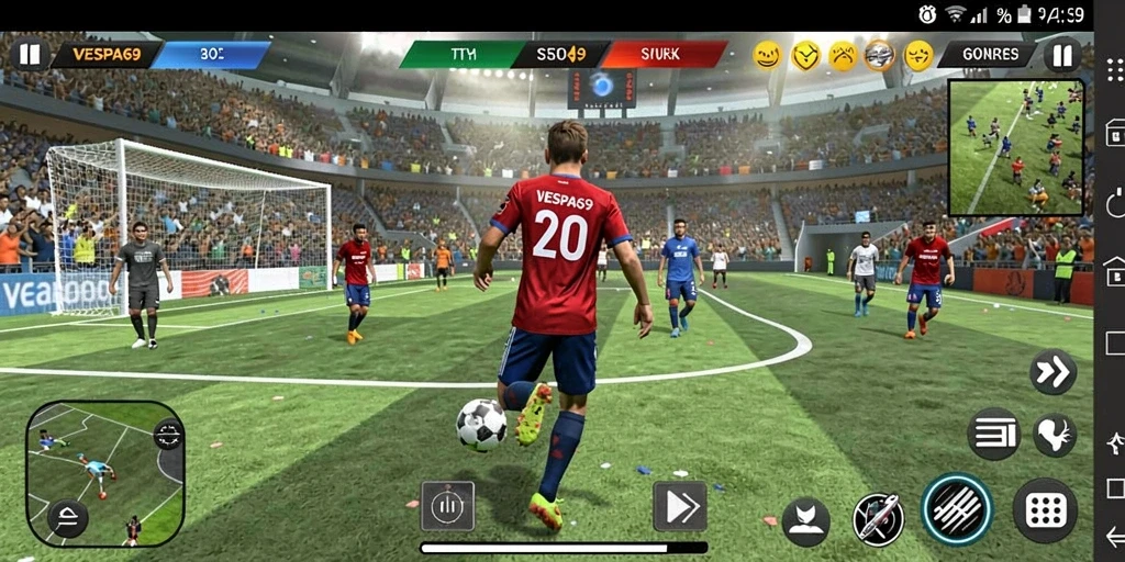 Gameplay seru di VESPA69 dengan tantangan olahraga intens.
